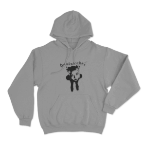 Beabadoobee Portrait Unisex Hoodie Grey