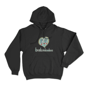 Off White Heart Eyes Unisex Hoodie Black
