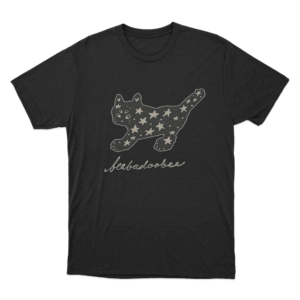 Space Cat Unisex T Shirt Black